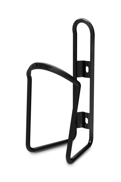 CUBE BOTTLE CAGE HPA black spīd