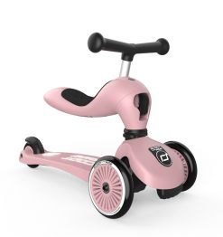 velosipēdi Scoot and Ride Highwaykick 1 / Rose pink (2in1)